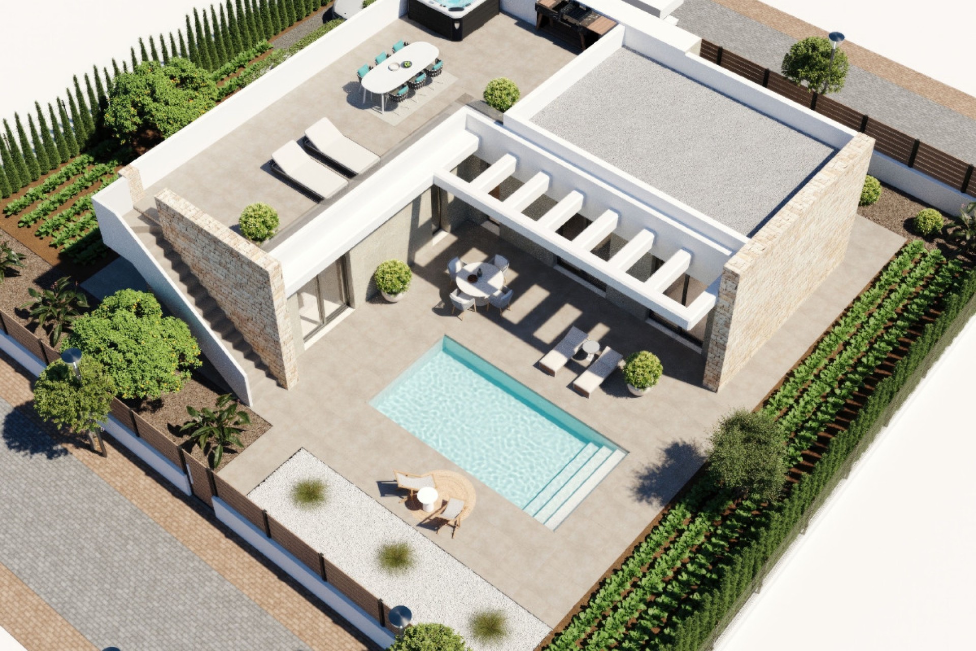 New Build - Detached house - Orihuela - Orihuela Costa