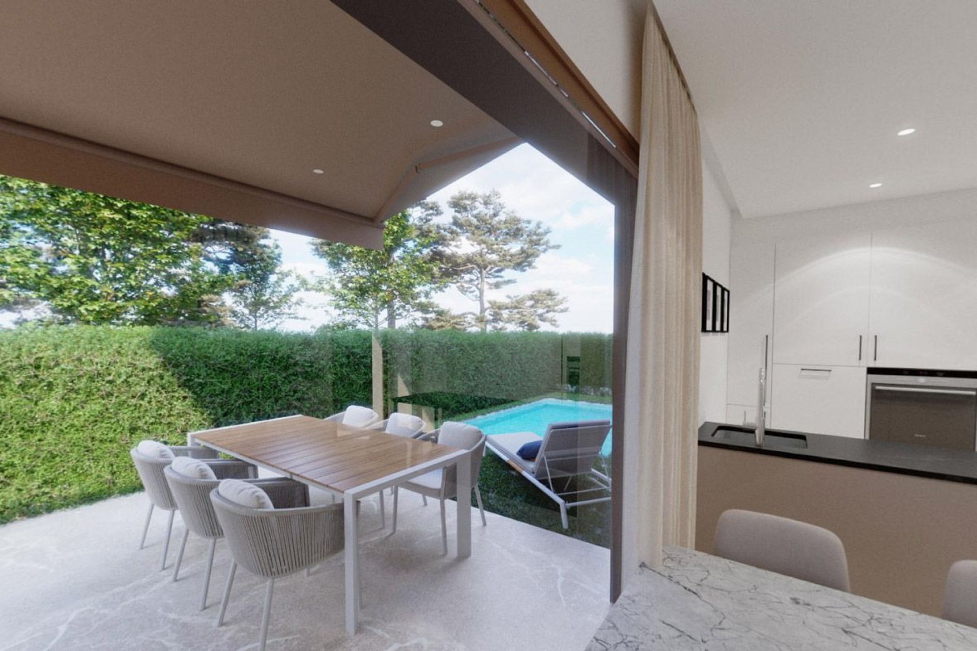 New Build - Einfamilienhaus - Elche - El Pinet 